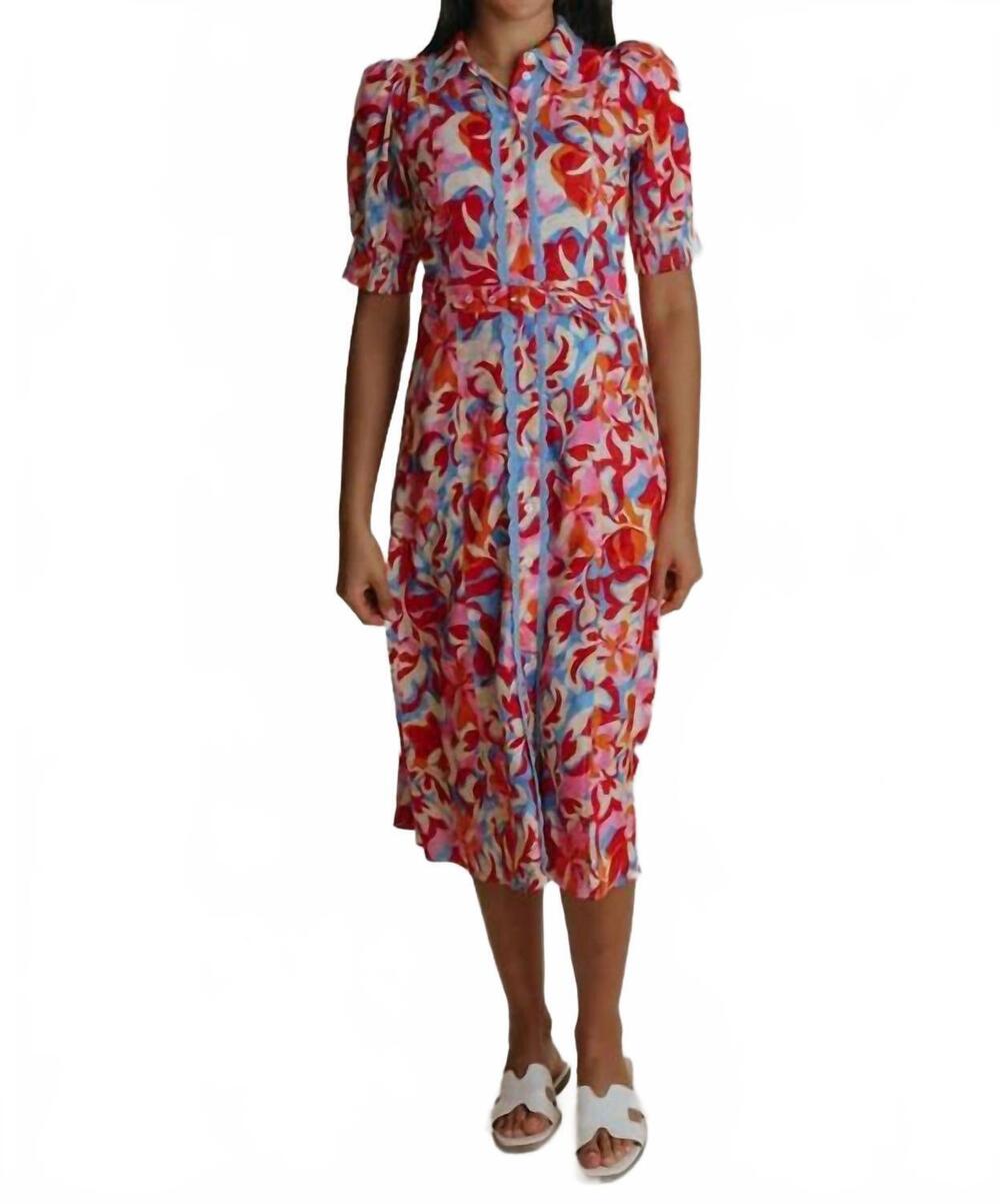 NEW LAROQUE vail dress in caribbean bloom